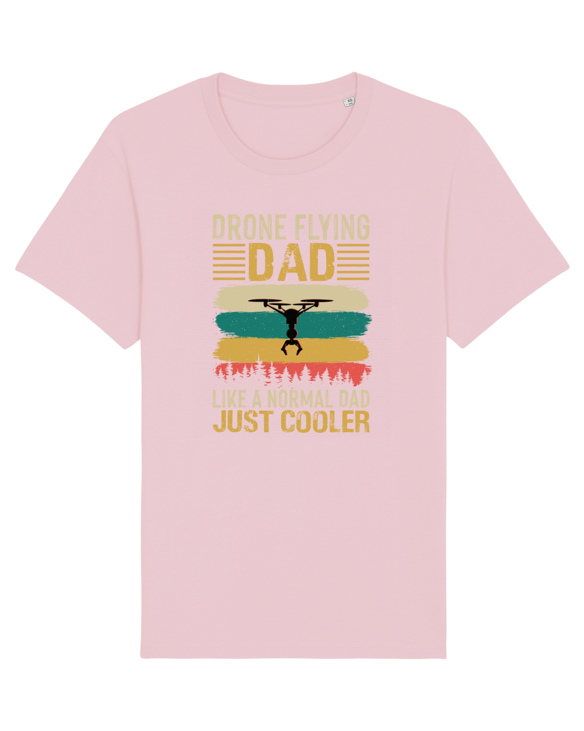 Tricou mânecă scurtă Unisex Rocker Cotton Pink