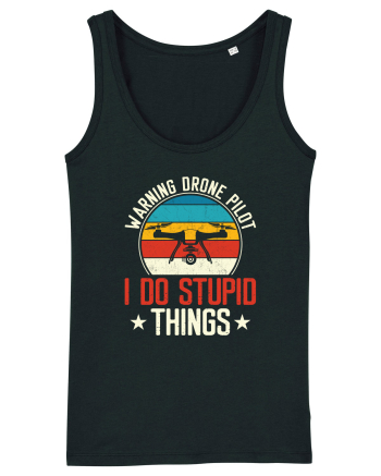 pt pasionații de drone - Drone pilot - I do stupid things Black