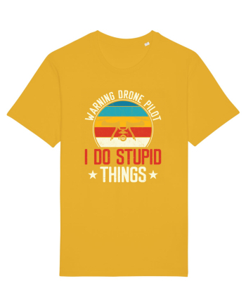 pt pasionații de drone - Drone pilot - I do stupid things Spectra Yellow