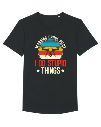 pt pasionații de drone - Drone pilot - I do stupid things Black