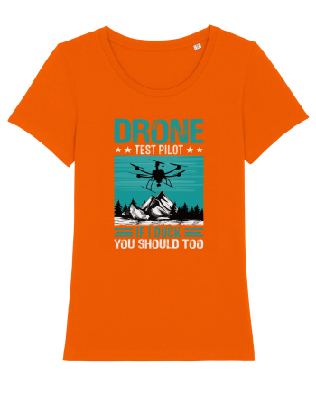 pt pasionații de drone - Drone test pilot Bright Orange