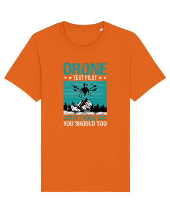 pt pasionații de drone - Drone test pilot Bright Orange