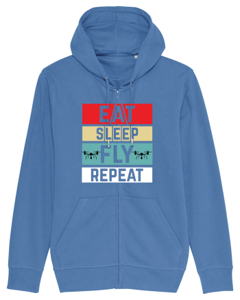 pt pasionații de drone - Eat sleep fly repeat Bright Blue