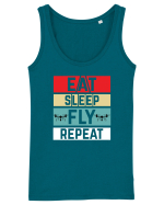 pt pasionații de drone - Eat sleep fly repeat Maiou Damă Dreamer