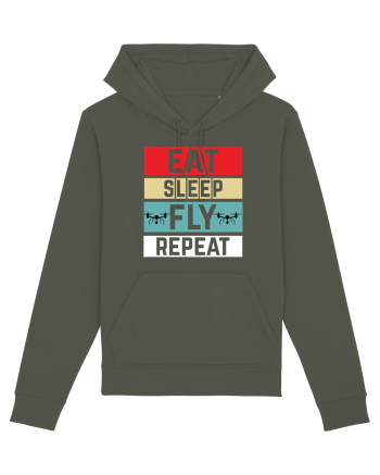pt pasionații de drone - Eat sleep fly repeat Khaki