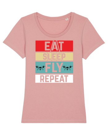 pt pasionații de drone - Eat sleep fly repeat Canyon Pink