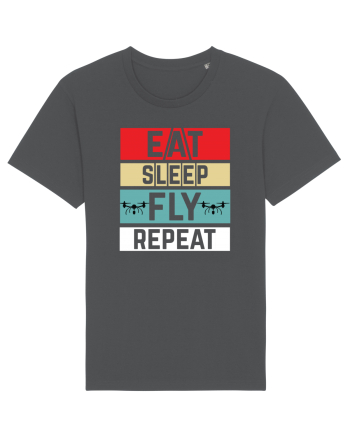 pt pasionații de drone - Eat sleep fly repeat Anthracite