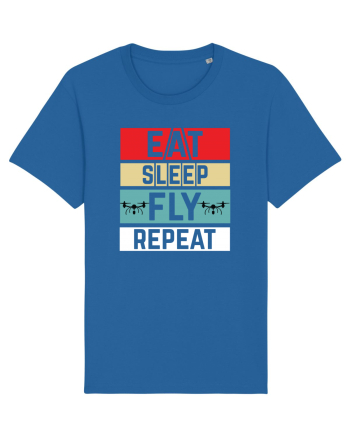 pt pasionații de drone - Eat sleep fly repeat Royal Blue