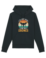 pt pasionații de drone - I am just here for the drones Hanorac Unisex Drummer