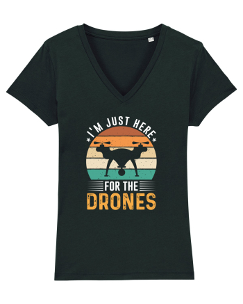pt pasionații de drone - I am just here for the drones Black