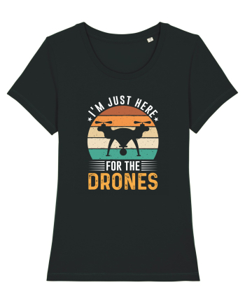 pt pasionații de drone - I am just here for the drones Black