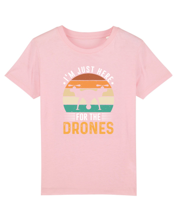 pt pasionații de drone - I am just here for the drones Cotton Pink