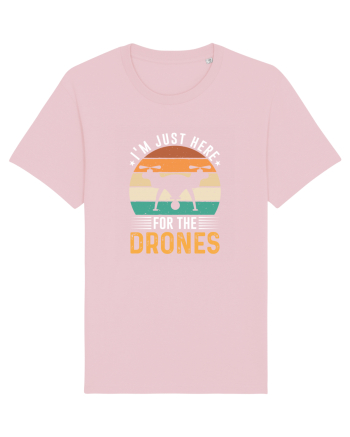 pt pasionații de drone - I am just here for the drones Cotton Pink