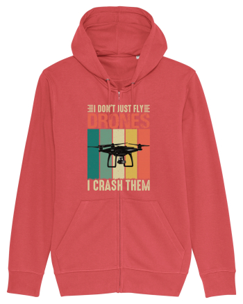pt pasionații de drone - I do not just fly drones I crash them Carmine Red