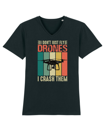 pt pasionații de drone - I do not just fly drones I crash them Black