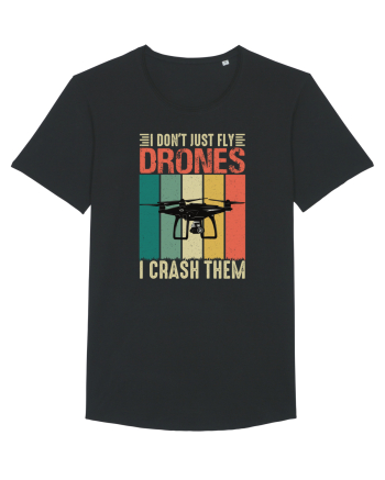 pt pasionații de drone - I do not just fly drones I crash them Black