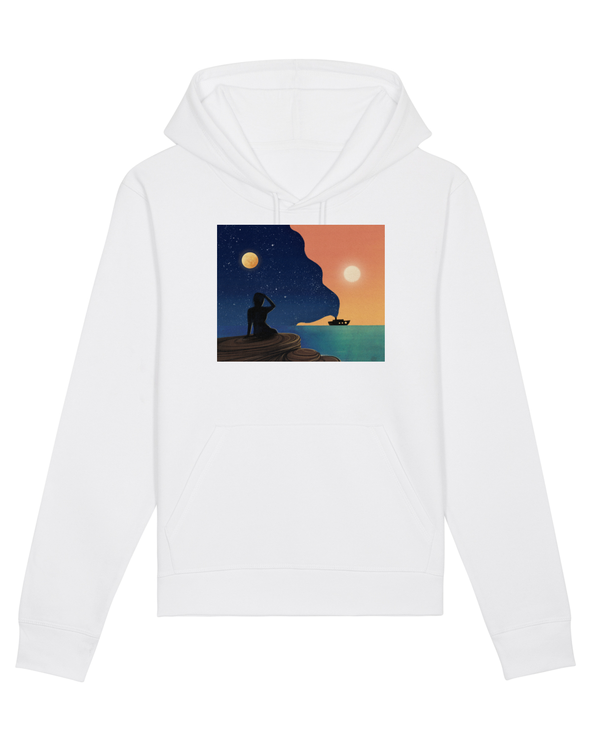 Hanorac Unisex Drummer White