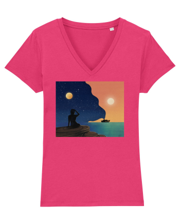 Sunset by the beach Raspberry