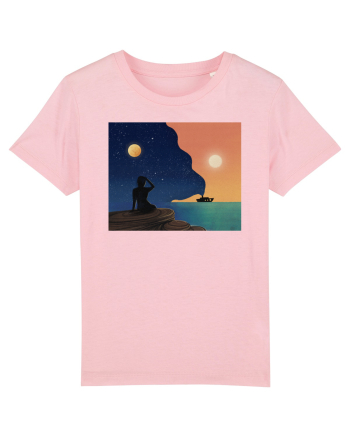 Sunset by the beach Cotton Pink