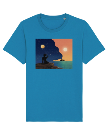 Sunset by the beach Azur