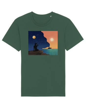 Sunset by the beach Bottle Green