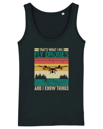 pt pasionații de drone - I fly drones and I know things Black