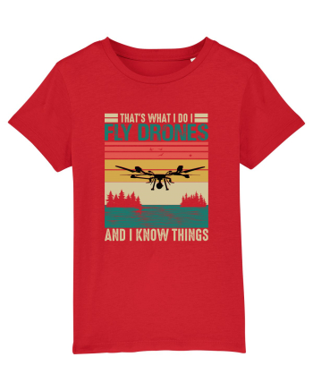 pt pasionații de drone - I fly drones and I know things Red