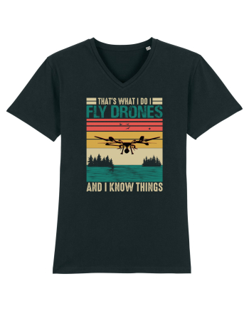 pt pasionații de drone - I fly drones and I know things Black
