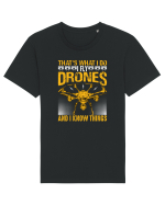 pt pasionații de drone - I fly drones and I know things v2 Tricou mânecă scurtă Unisex Rocker