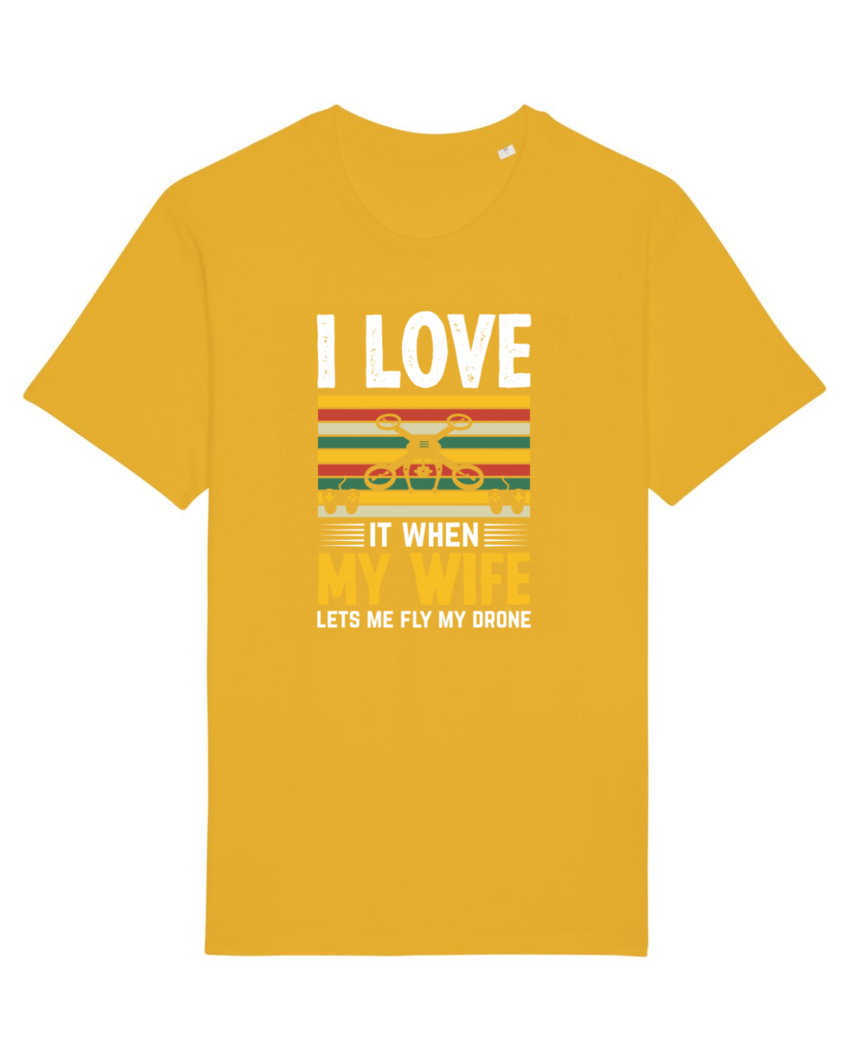 Tricou mânecă scurtă Unisex Rocker Spectra Yellow