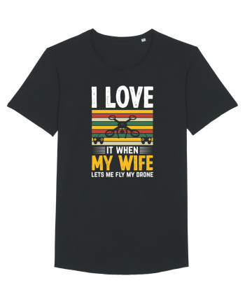pt pasionații de drone - I love it when my wife lets me fly my drone Black