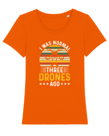 pt pasionații de drone - I was normal three drones ago Bright Orange