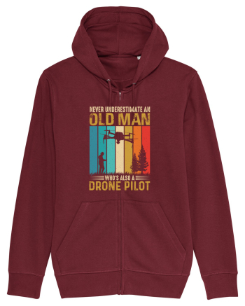 pt pasionații de drone - Never underestimate an old man drone pilot Burgundy