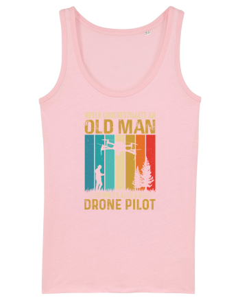 pt pasionații de drone - Never underestimate an old man drone pilot Cotton Pink