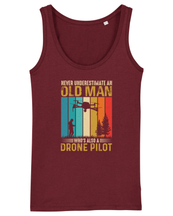 pt pasionații de drone - Never underestimate an old man drone pilot Burgundy