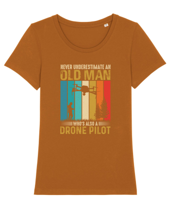pt pasionații de drone - Never underestimate an old man drone pilot Roasted Orange