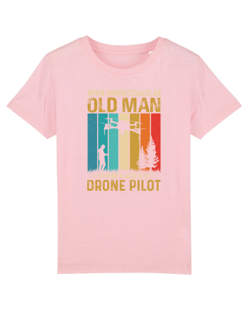 pt pasionații de drone - Never underestimate an old man drone pilot Cotton Pink