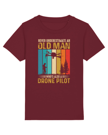 pt pasionații de drone - Never underestimate an old man drone pilot Burgundy