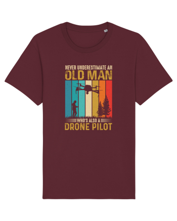 pt pasionații de drone - Never underestimate an old man drone pilot Burgundy