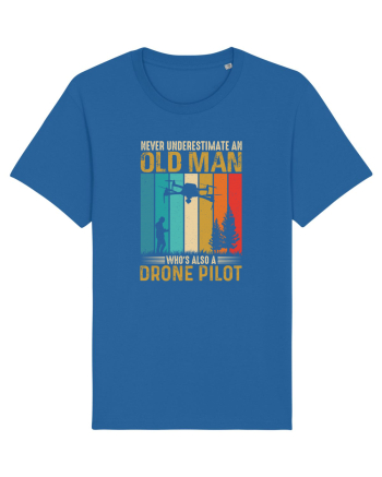 pt pasionații de drone - Never underestimate an old man drone pilot Royal Blue
