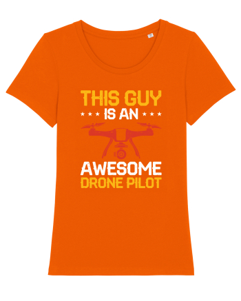 pt pasionații de drone - This guy is an awesome drone pilot Bright Orange