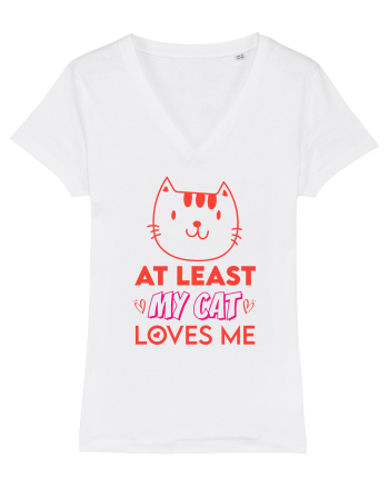 At Least My Cat Loves Me White