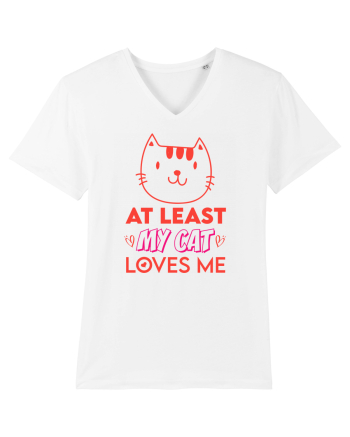 At Least My Cat Loves Me White
