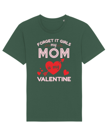 Forget It Girls My Mom Is My Valentine Bottle Green