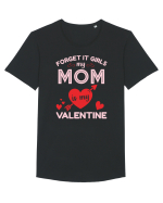 Forget It Girls My Mom Is My Valentine Tricou mânecă scurtă guler larg Bărbat Skater