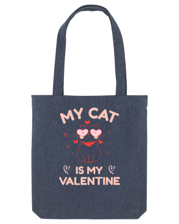 My Cat Is My Valentine Midnight Blue