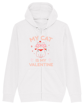 My Cat Is My Valentine White