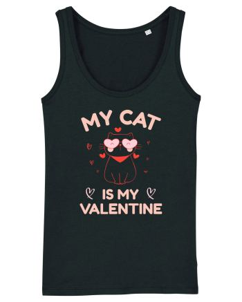 My Cat Is My Valentine Black