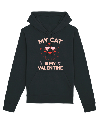 My Cat Is My Valentine Black