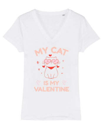 My Cat Is My Valentine White